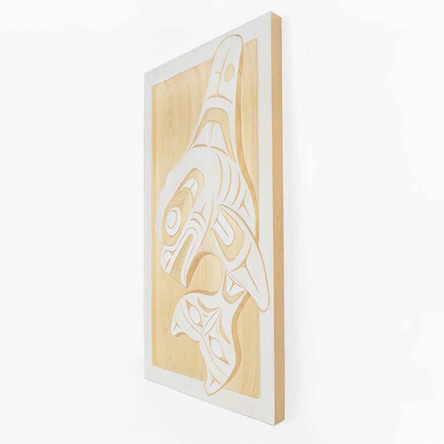 Killerwhale - Yellow Cedar Panel