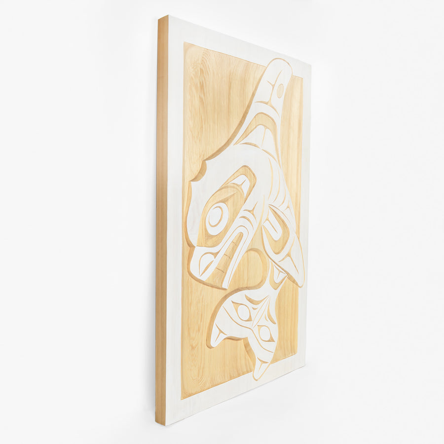 Killerwhale - Yellow Cedar Panel