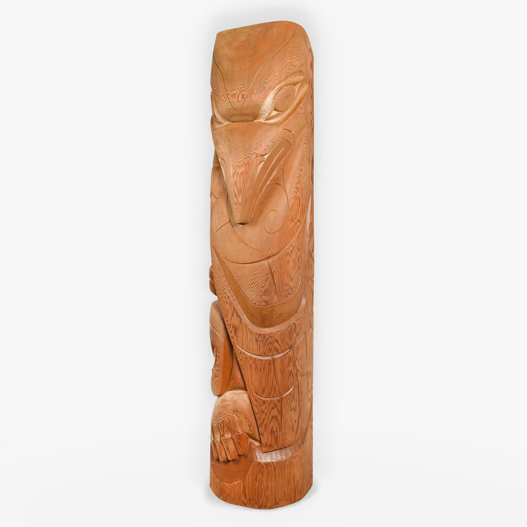 Raven and Frog - Red Cedar Pole