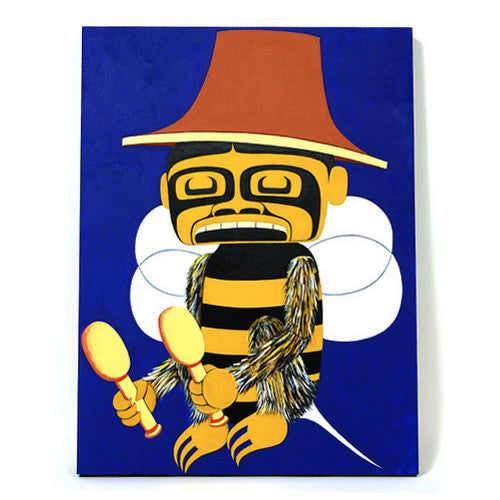 Bumble Bee - Acrylic on Panel
