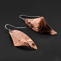 Shapes of the Earth - Copper Earrings