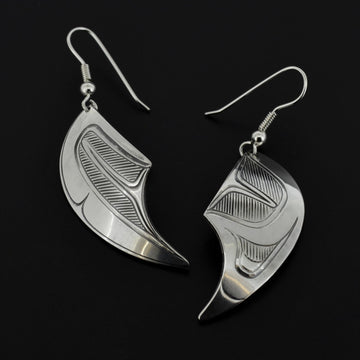 Abstract - Silver Earrings