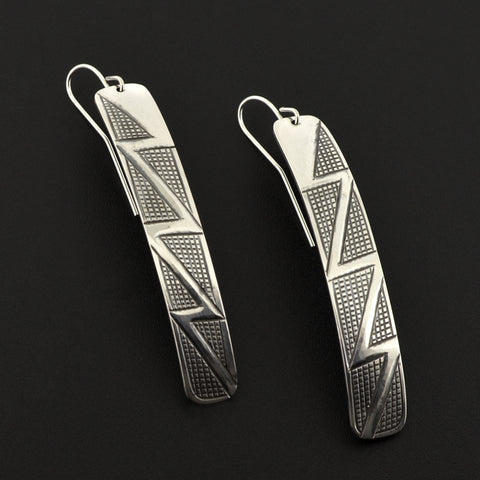 Lightning - Silver Earrings