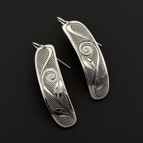 New Growth - Silver Earrings