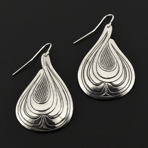 Raindrops - Silver Earrings