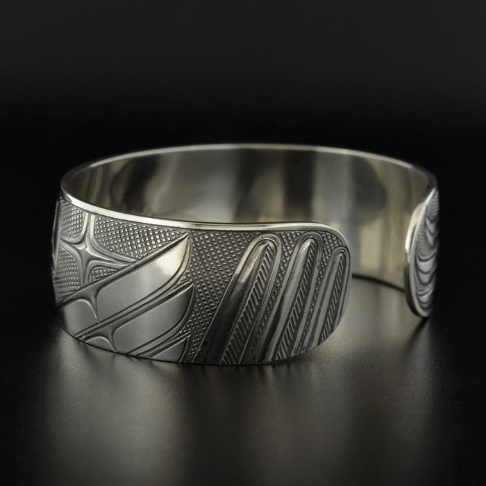 Raven Transforming - Silver Bracelet