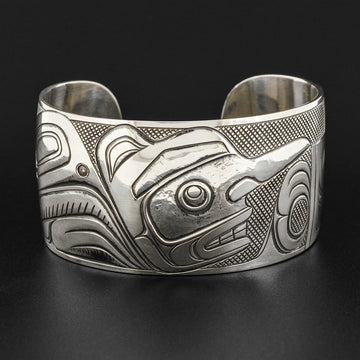 Raven in Human Form - Silver Bracelet