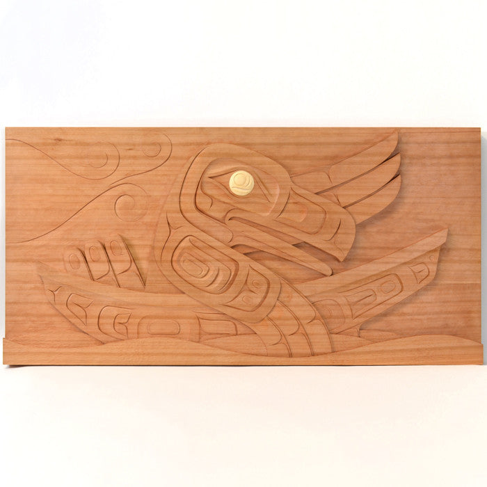 Raven's Journey - Red Cedar Panel