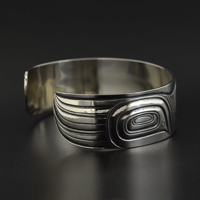 Raven and the Light - Silver Bracelet