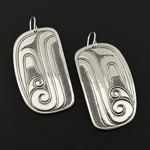 Waterfall - Silver Earrings