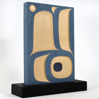 Whale - Yellow Cedar Sculpture