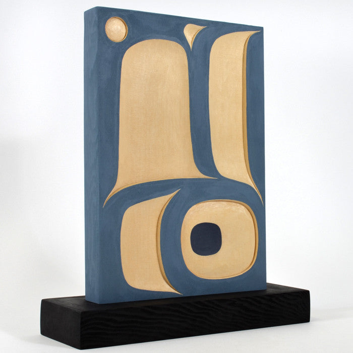 Whale - Yellow Cedar Sculpture