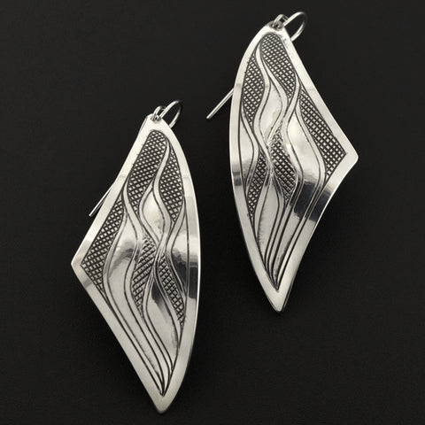Wildfire - Silver Earrings