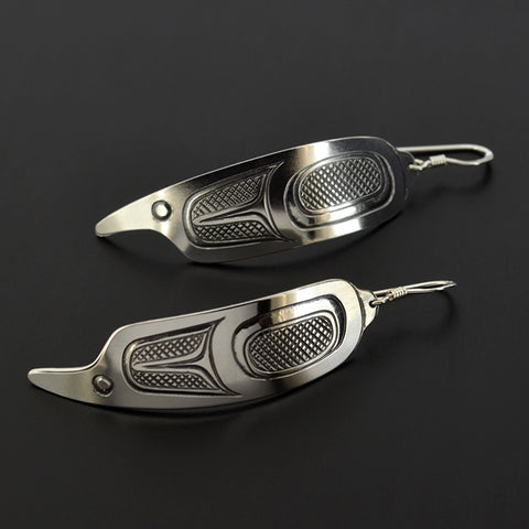 Wing - Silver Earrings