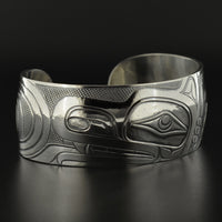 Transforming Wolf - Silver Bracelet