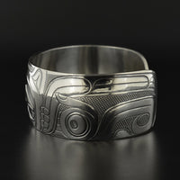 Transforming Wolf - Silver Bracelet
