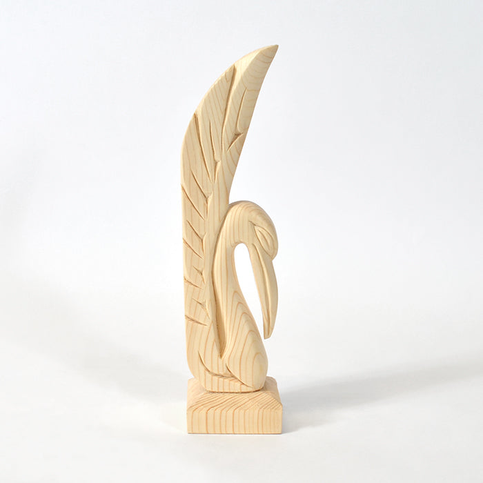 Swan - Basswood Sculpture