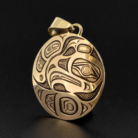 Eagle - 14k Gold Pendant