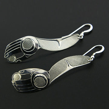 Berry Picker - Silver Earrings