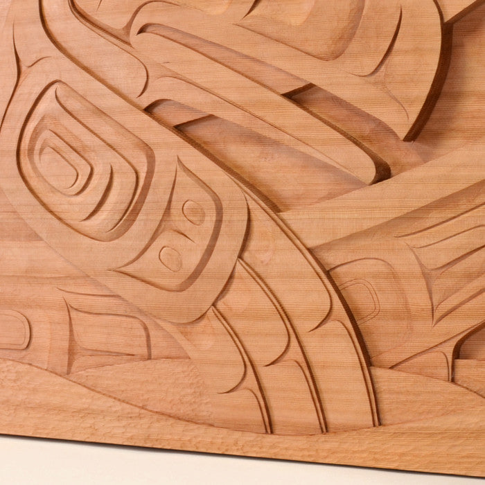 Raven's Journey - Red Cedar Panel