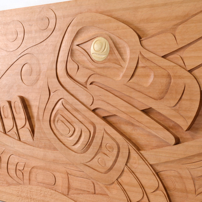 Raven's Journey - Red Cedar Panel