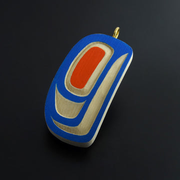 Salmon - Red Cedar Pendant