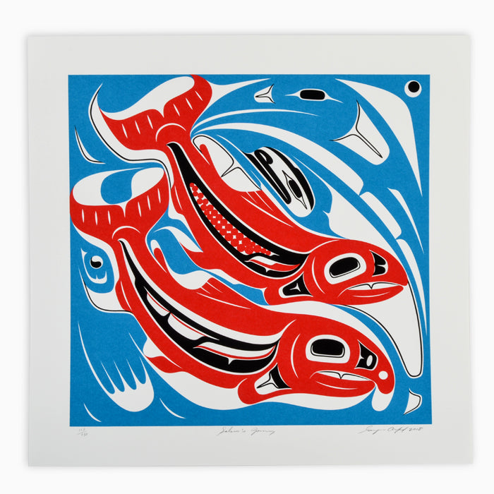 Salmon's Journey - Limited Edition Print