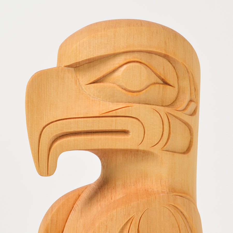 Eagle - Yellow Cedar Sculpture