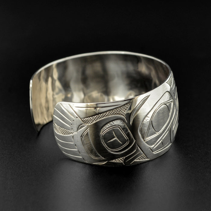 Raven and the Light - Silver Bracelet