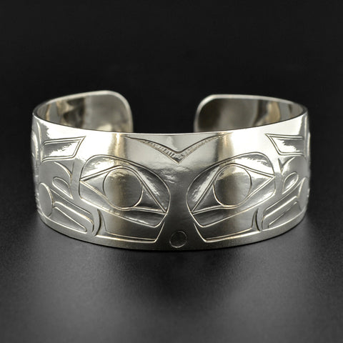 Raven and the Light - Silver Bracelet