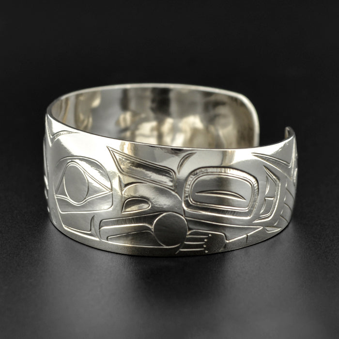 Raven and the Light - Silver Bracelet