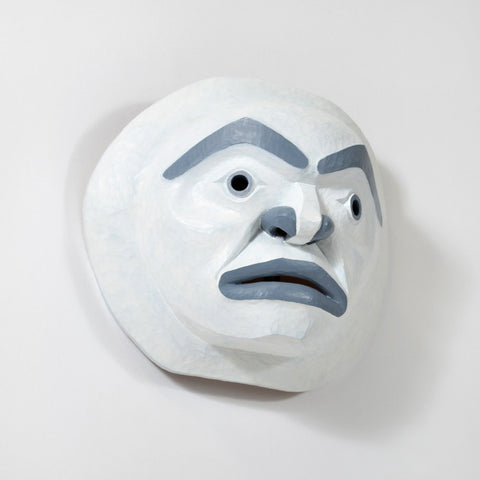 Moon Mask - Red Cedar Mask