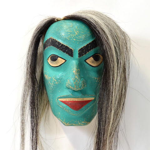 Otter Woman - Yellow Cedar Mask