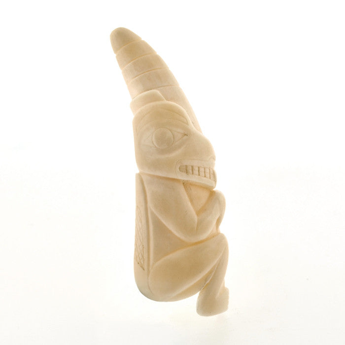 Beaver - Whale Tooth Carving