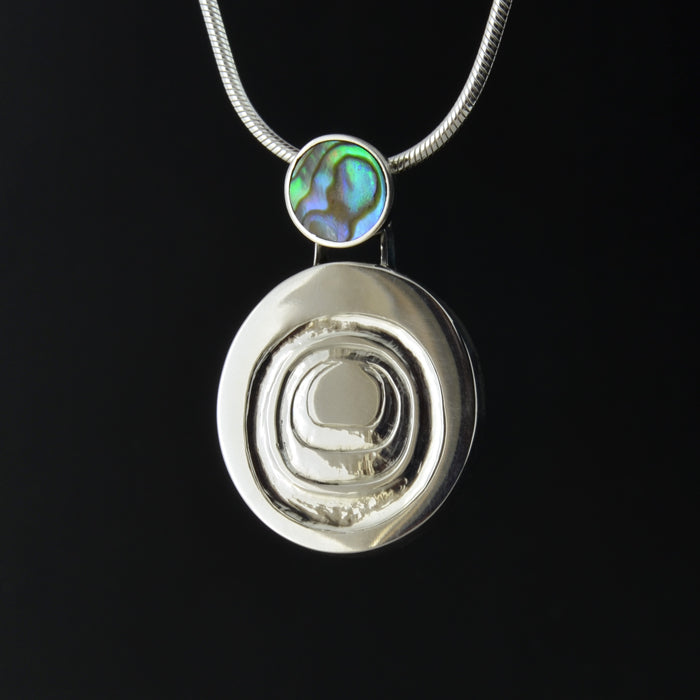 Kung Gee Dee - Argillite and Silver Pendant