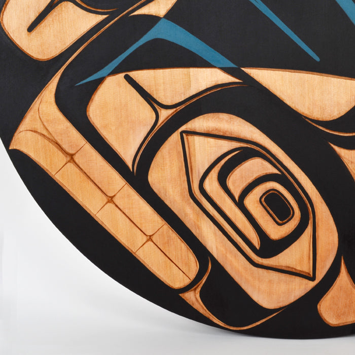 Double-Finned Orca - Red Cedar Panel