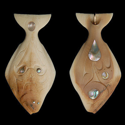 Halibut - Mastodon Ivory Pendant