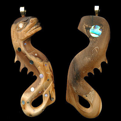 Sea Serpant - Mastodon Ivory Pendant