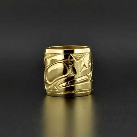 Wolf - 18k Gold Ring