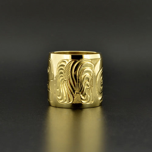 Wolf - 18k Gold Ring