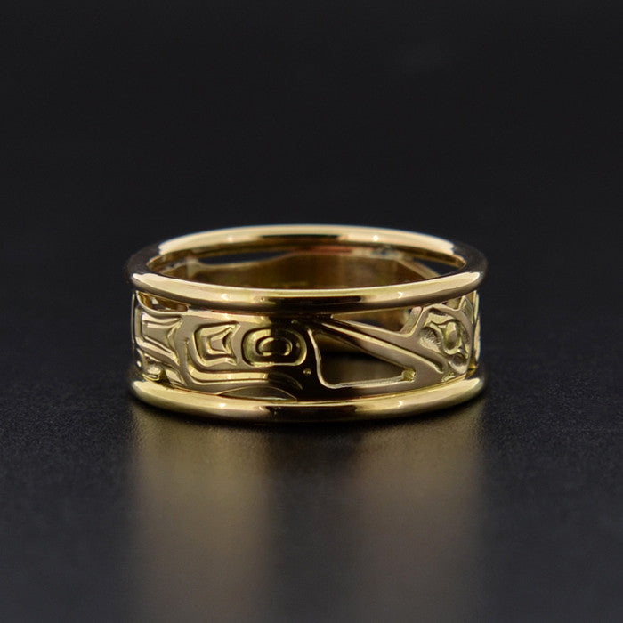 Hummingbirds - 14k Gold Ring