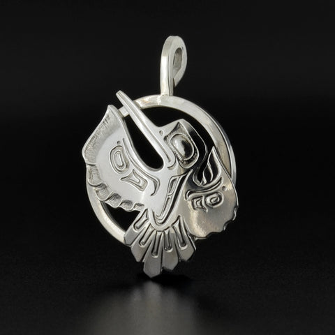 Hummingbird - Silver Pendant