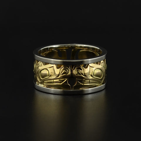 Wolves - 14k Gold Ring