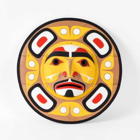 Moon Mask - Red Cedar Mask