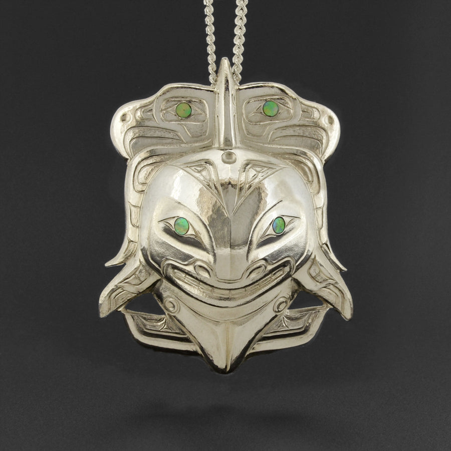 Peace Treaty of Killerwhales - Silver Pendant