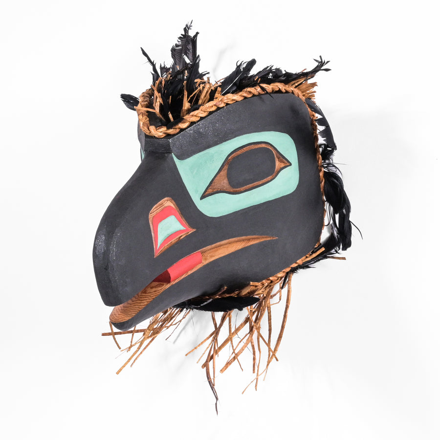 Raven - Red Cedar Mask