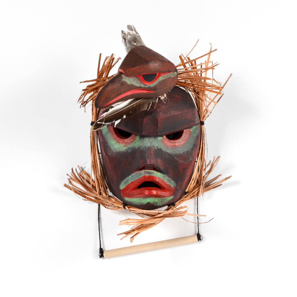 Raven - Red Cedar Mask – Lattimer Gallery