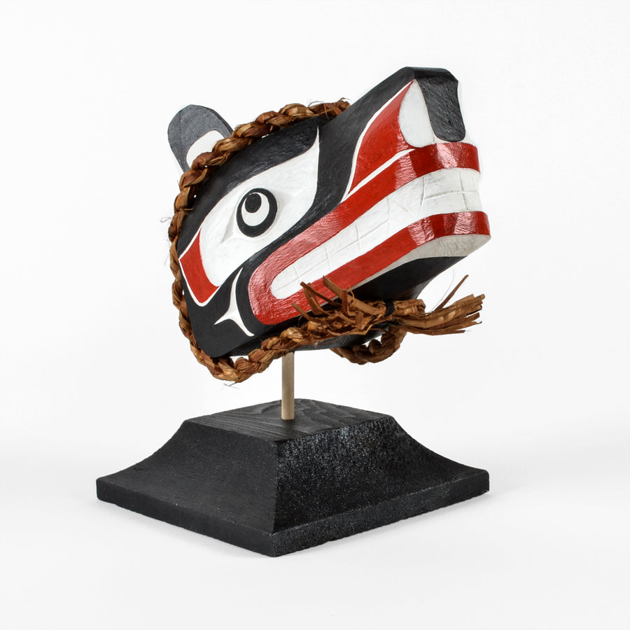 Wolf - Red Cedar Maskette