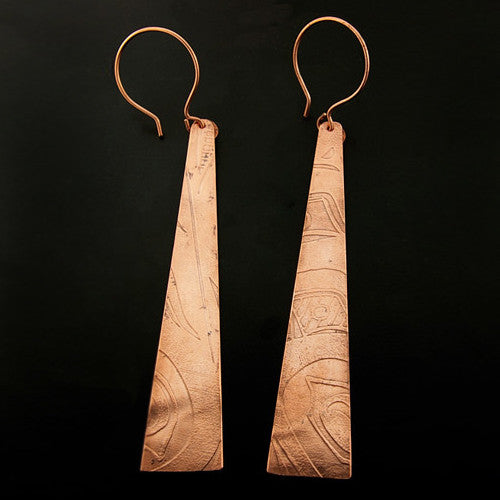 Sinx - Copper Earrings
