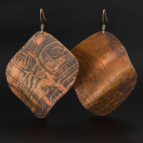 Flasher - Copper Earrings